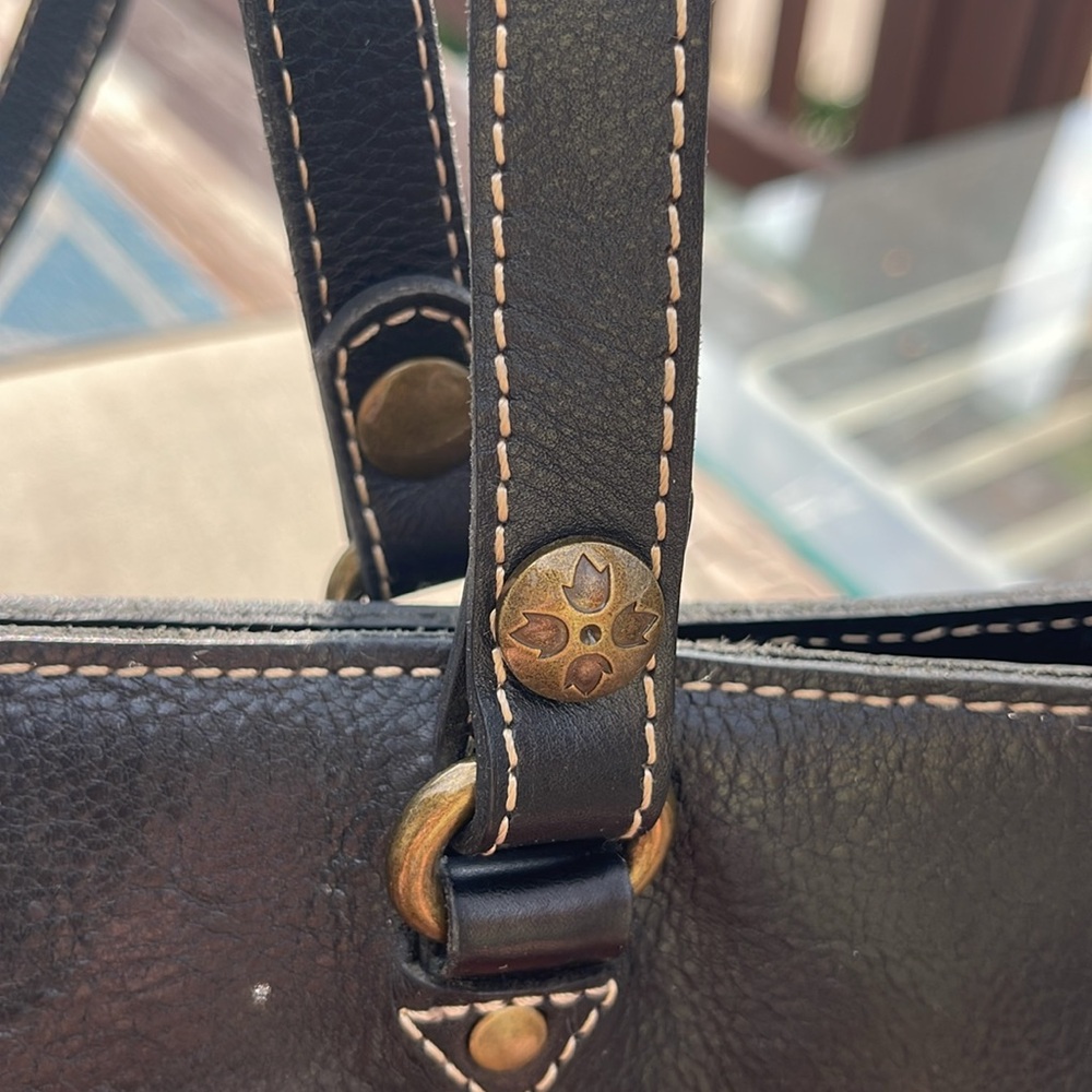 Patricia Nash floral leather handbag. High QUALTY. Clean used condition. Purse. - Picture 16 of 16